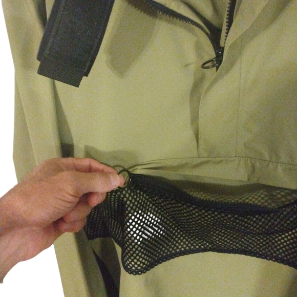 Pac Tech Unisex Windbreaker Jacket Pacific Trails Unisex Green Black w. Mesh XXL - Picture 6 of 9